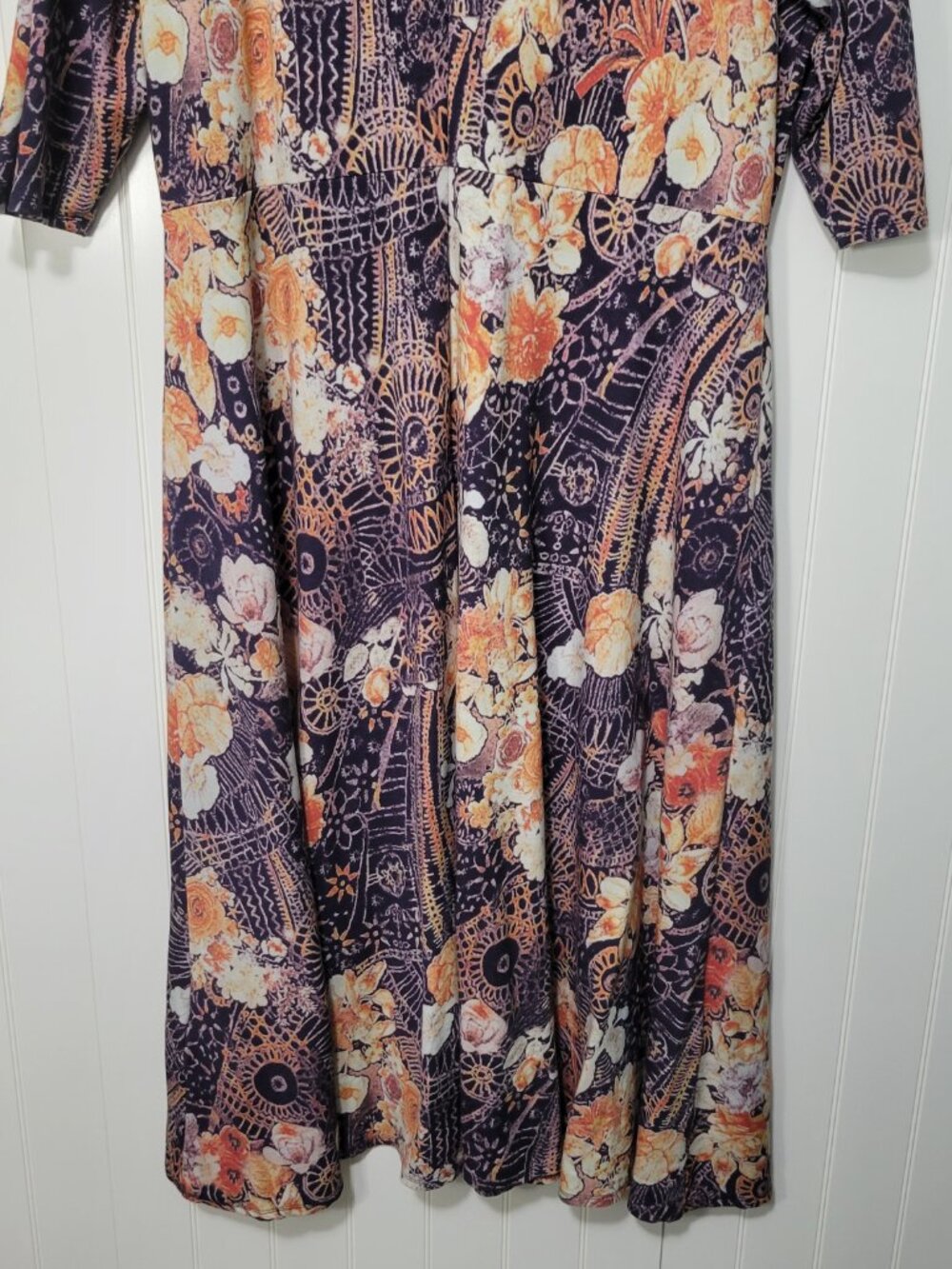 Soft Surroundings Naima Boho Festival Hippie Cottagecore Floral Print Maxi Dress - Picture 7 of 16